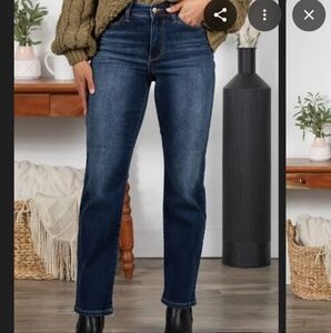 Judy Blue Bootcut Dark Wash Indigo Blue Jeans,  Size 25